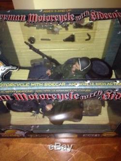 Vintage 21st Century toys Ultimate Soldier 1/6 German Motorcycle with side car