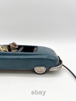 Vintage 40s Arnold Remote Control Tin Convertible Car Driver US-Zone Germany