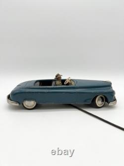 Vintage 40s Arnold Remote Control Tin Convertible Car Driver US-Zone Germany