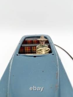Vintage 40s Arnold Remote Control Tin Convertible Car Driver US-Zone Germany