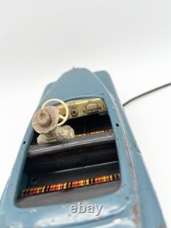 Vintage 40s Arnold Remote Control Tin Convertible Car Driver US-Zone Germany