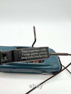 Vintage 40s Arnold Remote Control Tin Convertible Car Driver US-Zone Germany