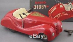 Vintage 40s Jibby Switzerland Radio Car RARE VNMINT AND BOXED Beauty Like Schuco