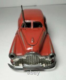 Vintage'50's French JOUSTRA Tin Wind Up MIRACLE CAR Model 2002