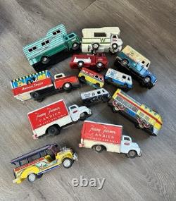 -Vintage 60,70,80,90 Metal & Ten Car Lot- Tonka Toys- Multi Different Color