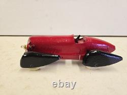 Vintage 8.5 Wyandotte Toys 1930's Streamline Boat Tail Racer Race Car READ