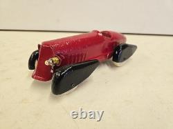 Vintage 8.5 Wyandotte Toys 1930's Streamline Boat Tail Racer Race Car READ