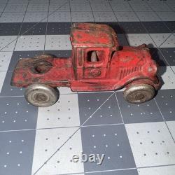 Vintage AC Williams Cast Iron Car Carrier Toy 1920's Very RARE