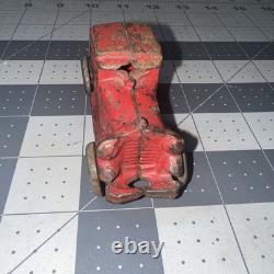 Vintage AC Williams Cast Iron Car Carrier Toy 1920's Very RARE