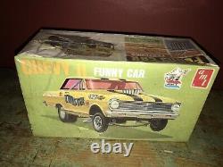 Vintage AMT 1965 Chevy II Twister Funny Car Dragster Kit NOS unopened! RARE Toy