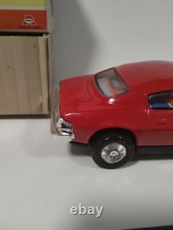 Vintage ASAHI Chevrolet Camaro LT Red Tin Car Battery Operated Japan RARE