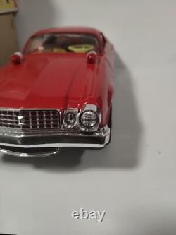 Vintage ASAHI Chevrolet Camaro LT Red Tin Car Battery Operated Japan RARE