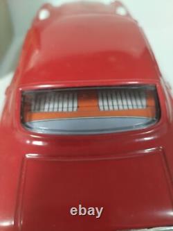 Vintage ASAHI Chevrolet Camaro LT Red Tin Car Battery Operated Japan RARE