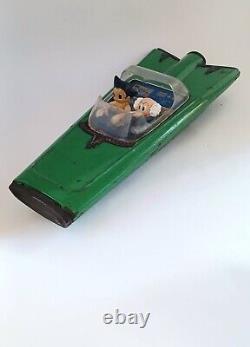 Vintage ASTROBOY Green Tin Car