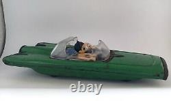 Vintage ASTROBOY Green Tin Car