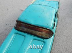 Vintage ATC 1958 Ford Fairlane Tin Friction Car Estate Find