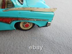 Vintage ATC 1958 Ford Fairlane Tin Friction Car Estate Find