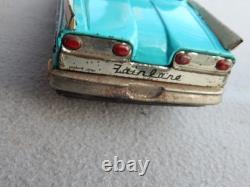 Vintage ATC 1958 Ford Fairlane Tin Friction Car Estate Find