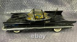 Vintage Alps Lincoln Futura Friction Tin Car Toy Japanese 1950's Rare Batmobile