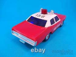 Vintage Amc Matador Fire Chief Toy Car Friction Motor Siren Hong Kong Lucky Toys