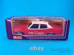 Vintage Amc Matador Fire Chief Toy Car Friction Motor Siren Hong Kong Lucky Toys