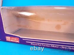 Vintage Amc Matador Fire Chief Toy Car Friction Motor Siren Hong Kong Lucky Toys