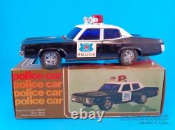 Vintage Amc Matador Police Highway Patrol Toy Car Friction Siren Noise Hong Kong