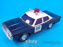 Vintage Amc Matador Police Highway Patrol Toy Car Friction Siren Noise Hong Kong