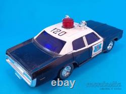 Vintage Amc Matador Police Highway Patrol Toy Car Friction Siren Noise Hong Kong