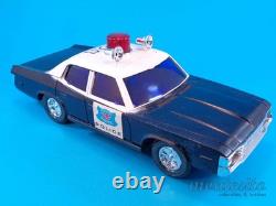 Vintage Amc Matador Police Highway Patrol Toy Car Friction Siren Noise Hong Kong