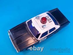 Vintage Amc Matador Police Highway Patrol Toy Car Friction Siren Noise Hong Kong
