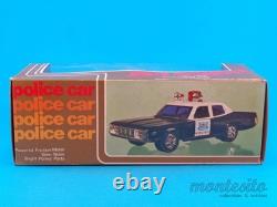 Vintage Amc Matador Police Highway Patrol Toy Car Friction Siren Noise Hong Kong