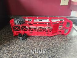Vintage Andy Gard Auto Hauler Trailer Truck Plastic Toy Car With Trucks