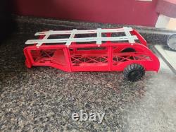 Vintage Andy Gard Auto Hauler Trailer Truck Plastic Toy Car With Trucks