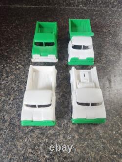 Vintage Andy Gard Auto Hauler Trailer Truck Plastic Toy Car With Trucks