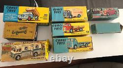 Vintage Antique Corgi Lesney Dinky Toys lot Of 8 Empty Box Boxes Only