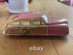Vintage Antique Metal Wind Up Car Louis MARX Toys In The USA Works Great
