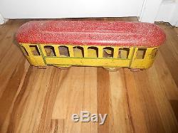 Vintage Antique Toy DAYTON HILLCLIMBER FLOOR TROLLY CAR Very Neat Early Piece