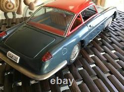 Vintage Antique tin toy car Ferrari Super America Bandai Japanese friction 11