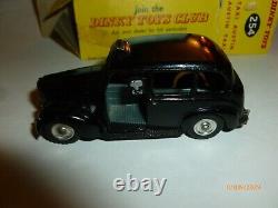 Vintage Austin Fx3 Taxi Meccano Dinky Toys 254 Mini Car 1/45 Original Box MINT