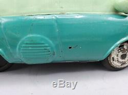 Vintage Bandai BMW Isetta 300 B-588 Tin Car Friction Toy in Green Japan