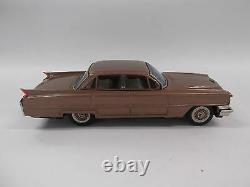 Vintage Bandai Friction Powered Tin Toy Car Cadillac No Box Good Condition