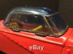 Vintage Bandai Japan 3 Wheel Messerschmitt Friction Bubble Tin Car Awesome