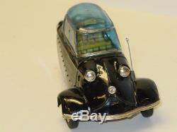 Vintage Bandai Japan Tin # 579 Messerschmitt Friction Car, In Original Box
