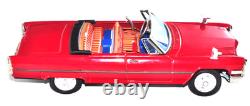 Vintage Bandai Tin 1966 Cadillac Red Japan 1960s Battery Car Works Rare Boxed JP