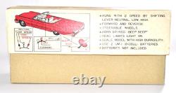 Vintage Bandai Tin 1966 Cadillac Red Japan 1960s Battery Car Works Rare Boxed JP