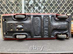 Vintage Bandai Tin Toy Car Lot Friction Cadillac Jaguar Beetle 3