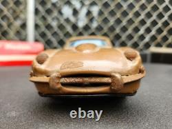 Vintage Bandai Tin Toy Car Lot Friction Cadillac Jaguar Beetle 3