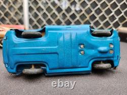 Vintage Bandai Tin Toy Car Lot Friction Cadillac Jaguar Beetle 3