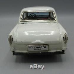 Vintage Bandai Volkswagen 1500 Friction Car Toy Japan Approx. 8 Length
